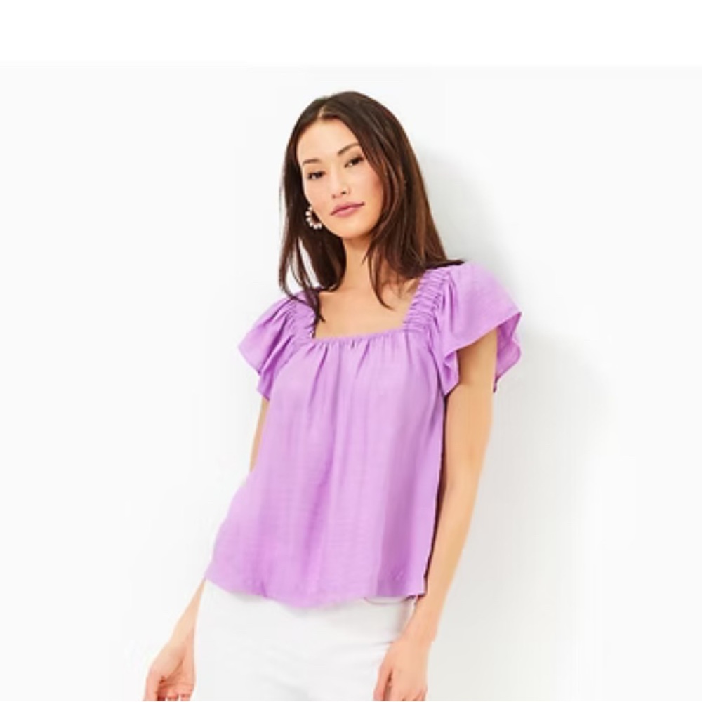 Lilly Pulitzer Caralisa Blouse EUC
